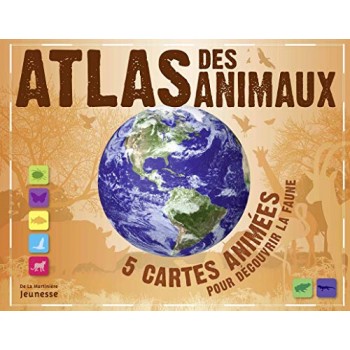 Atlas Des Animaux. 5 Cartes...